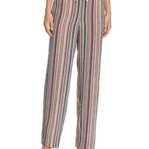 THEORY Winszlee P Resort Multi Stripe Pants NWOT